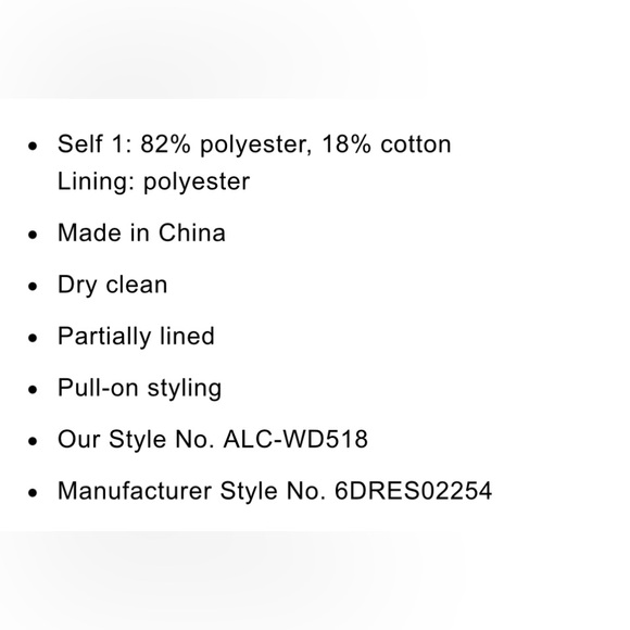 🆕NWT A.L.C Elegant Black Pleated Dress - Picture 6 of 7